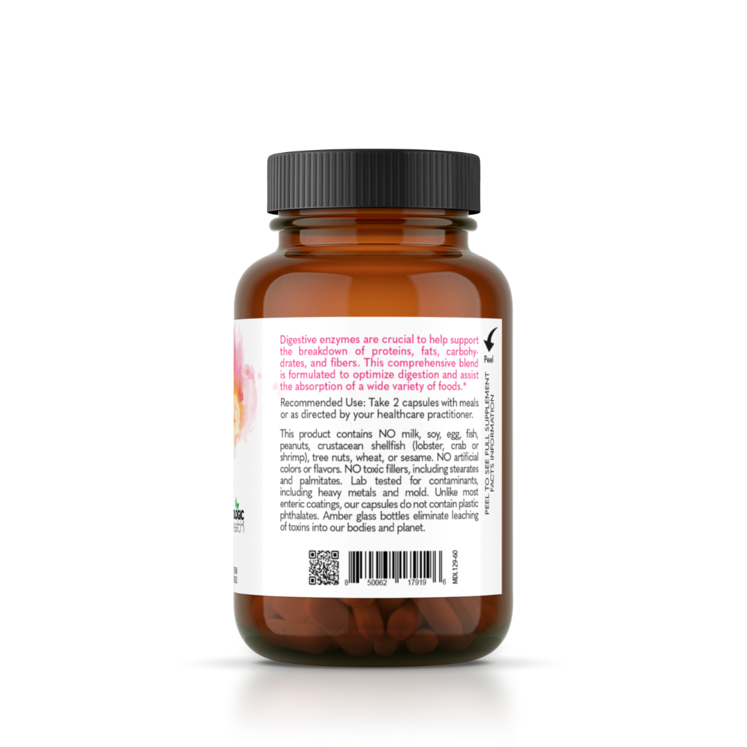 AvalonX Digest bottle back label with recommended use