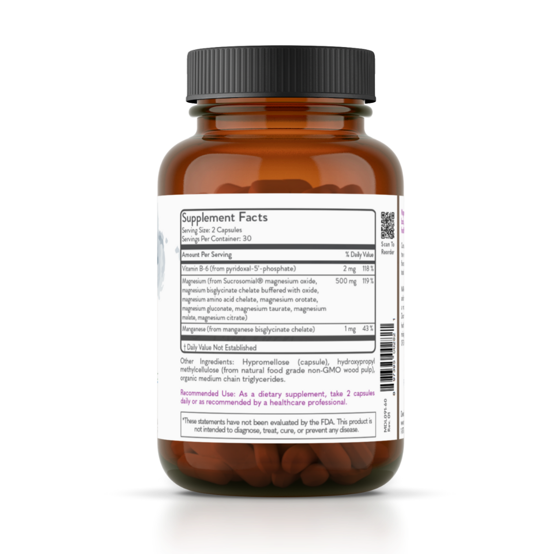 AvalonX Magnesium 8 supplement facts panel